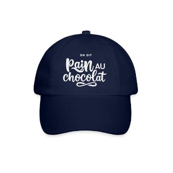 On dit pain au chocolat - Casquette classique - bleu/bleu - Devant
