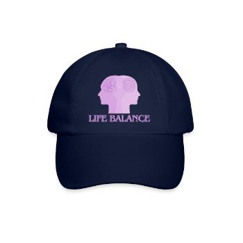 Life balance - Baseball Cap - blue/blue - Front
