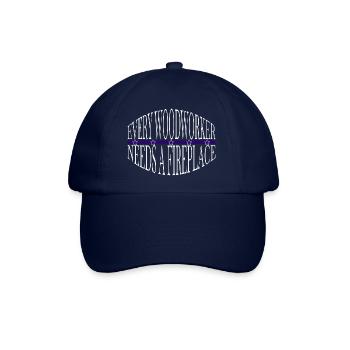 Chop bois idée cadeau permet de jouer charpentier Tshirts - Casquette classique - bleu/bleu - Devant