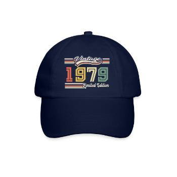Cadeau D'anniversaire 1979 Génial Depuis 1979 vint - Casquette classique - bleu/bleu - Devant