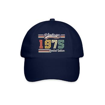 Cadeau D'anniversaire 1975 Génial Depuis 1975 vint - Casquette classique - bleu/bleu - Devant