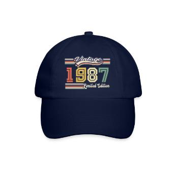 Cadeau D'anniversaire 1987 Génial Depuis 1987 vint - Casquette classique - bleu/bleu - Devant