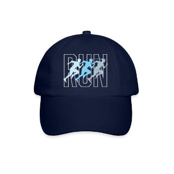Running Runner Jogging Runner Cadeau - Casquette classique - bleu/bleu - Devant