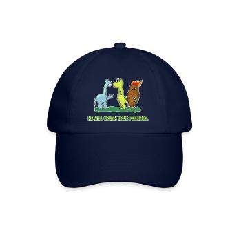 Dinosaur Feelings Funny Dino Couple Sarcasm Design - Baseball Cap - blue/blue - Front