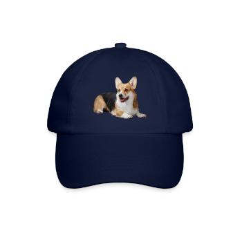 Corgi gallois Pembroke - Casquette classique - bleu/bleu - Devant