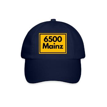 ANCIEN CODE POSTAL RETRO 6500 MAINZ MEEENZ - Casquette classique - bleu/bleu - Devant