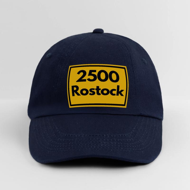 OLD POSTCODE POSTCODE RETRO 2500 ROSTOCK HANSEPORT Baseball Cap