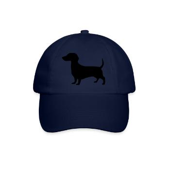 Dachshund Hunde Geschenk Dackelliebhaber - Baseballkappe - Blau/Blau - Vorne