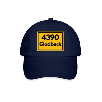 ALTE POSTLEITZAHL PLZ RETRO  4390 GLADBECK – NRW - Baseballkappe - Blau/Blau - Vorne