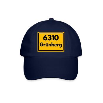 ALTE POSTLEITZAHL PLZ RETRO 6310 GRÜBERG HEIMAT - Baseballkappe - Blau/Blau - Vorne