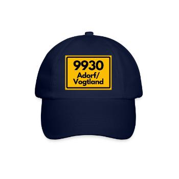 ALTE POSTLEITZAHL 9930 ADORF VOGTLAND SACHSEN - Baseballkappe - Blau/Blau - Vorne