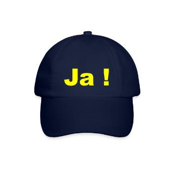 Ja 3 - Baseballkappe - Blau/Blau - Vorne