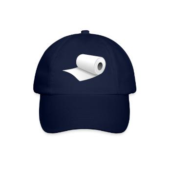 Toilet paper - Baseball Cap - blue/blue - Front