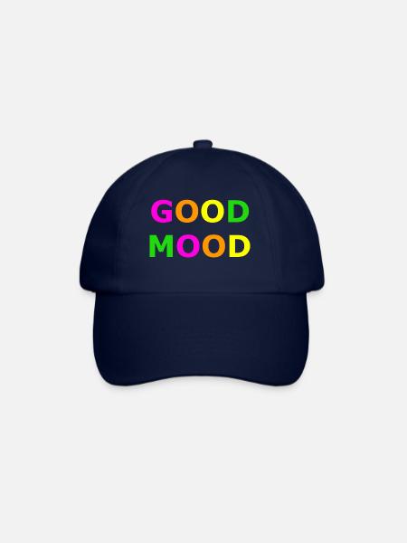Good Mood - Baseballkappe - Blau/Blau