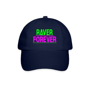 Raver forever - Baseball Cap - blue/blue - Front