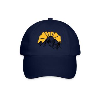 sonne - Baseballkappe - Blau/Blau - Vorne
