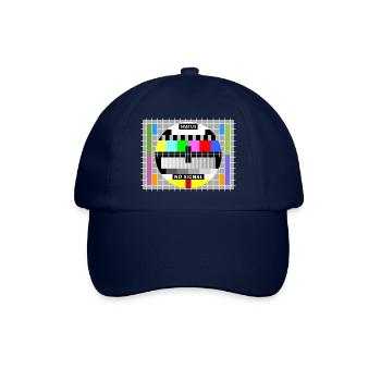 Image test card status no signal screen Display - Casquette classique - bleu/bleu - Devant