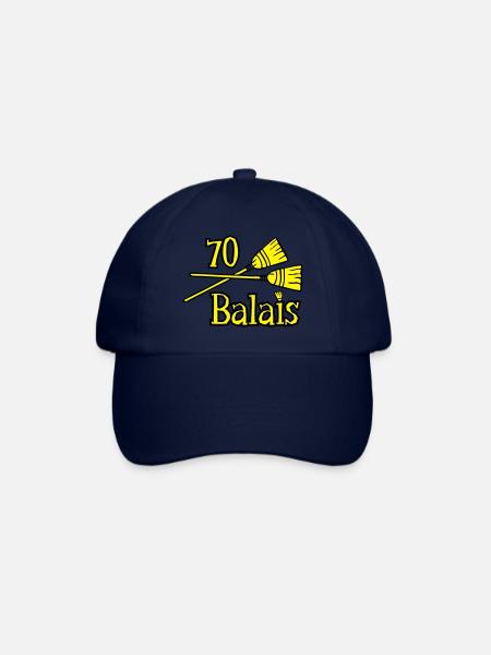 70 balais ans - Casquette classique - bleu/bleu