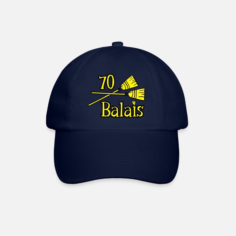 70 balais ans - Casquette classique - bleu/bleu