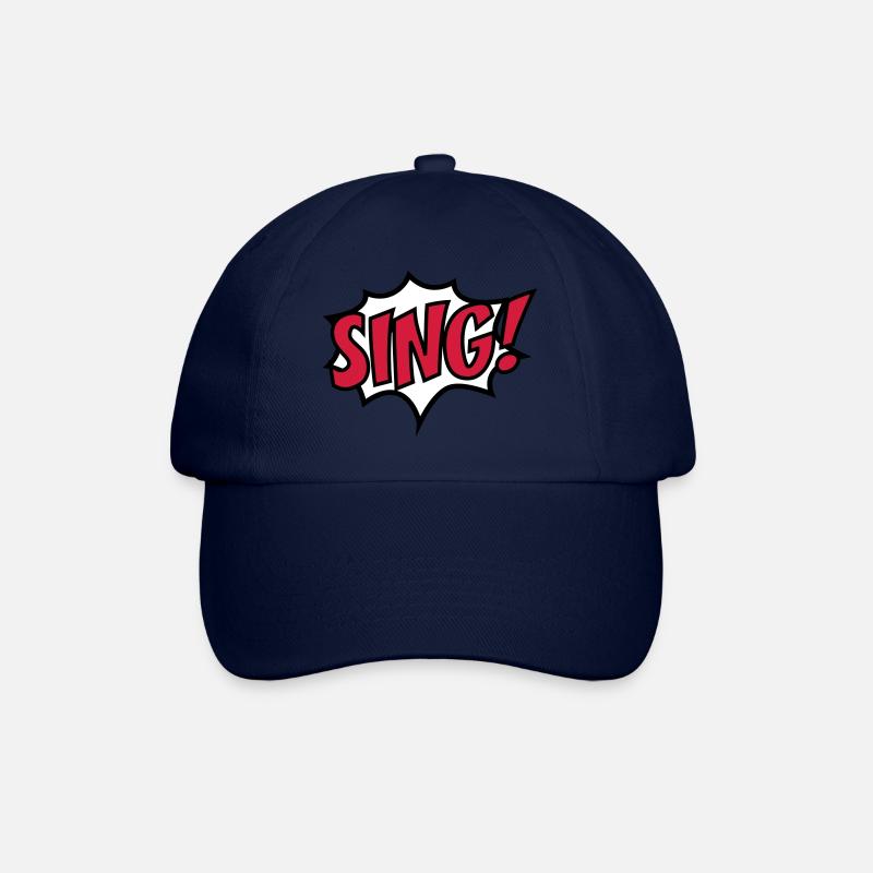 sing - Baseball Cap - blue/blue