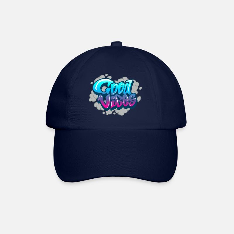 gute Vibes - Baseballkappe - Blau/Blau