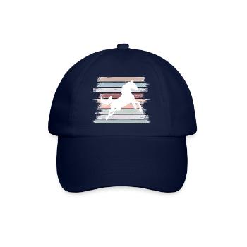 Horse Pferd - Baseball Cap - blue/blue - Front