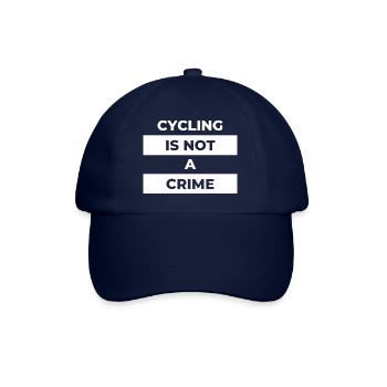 cycling is not a crime - Casquette classique - bleu/bleu - Devant