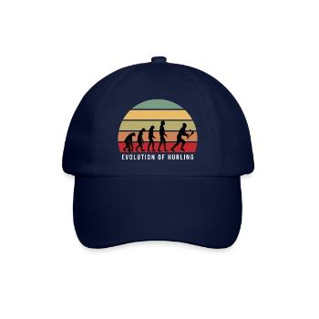 The Evolution of Hurling - Baseball Cap - blue/blue - Front