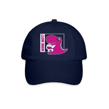 Wine Not? Dino - Baseballkappe - Blau/Blau - Vorne