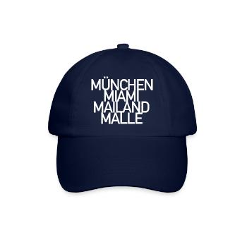 Malle#07 - Baseballkappe - Blau/Blau - Vorne