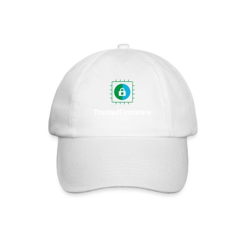 TrustedFirmware Logo vertical white - Baseball Cap