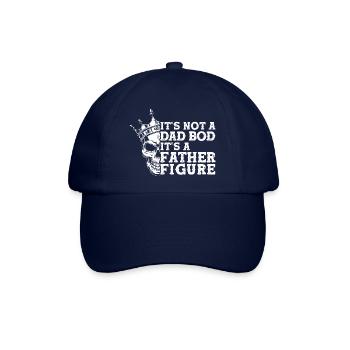 It's Not A Dad Bod It's A Father Figure, Funny - Baseball Cap - blue/blue - Front