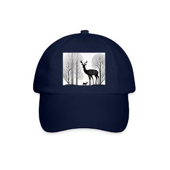 oh my deer - Baseballkappe - Blau/Blau - Vorne