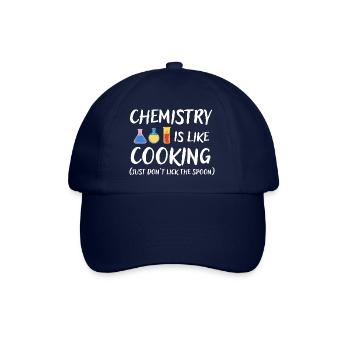 La chimie, c’est comme la cuisine - Casquette classique - bleu/bleu - Devant