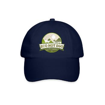 Protection de l’environnement, l’écologie et non l’ego - Casquette classique - bleu/bleu - Devant