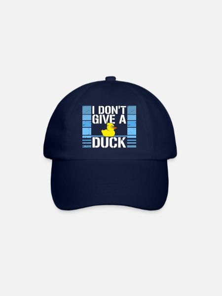 Morsomt I Don't Give A Duck Rubber Ducks Sarkasme - Baseballcap - blå/blå