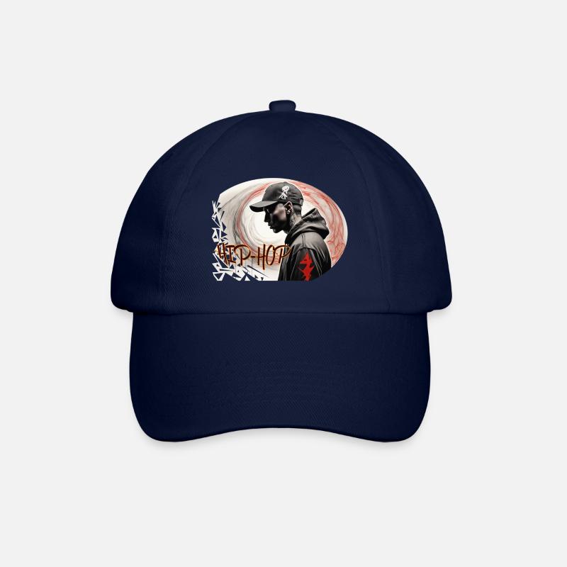 hip-hop - Baseballkappe - Blau/Blau