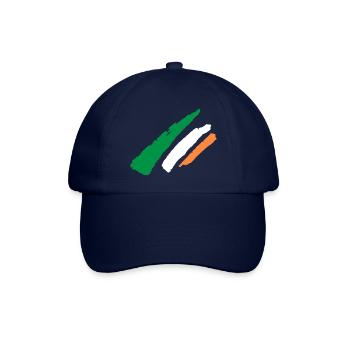 Irland Flagge - Vintage - Baseballkappe - Blau/Blau - Vorne