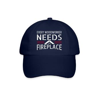 Forester tronçonneuse charpentier drôles T-shirts - Casquette classique - bleu/bleu - Devant