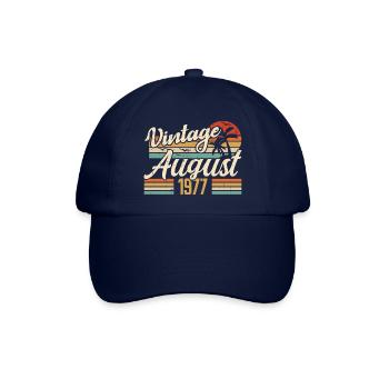 August 1977 Jubiläum 1977 - August Legends Geschenk - Baseballkappe - Blau/Blau - Vorne