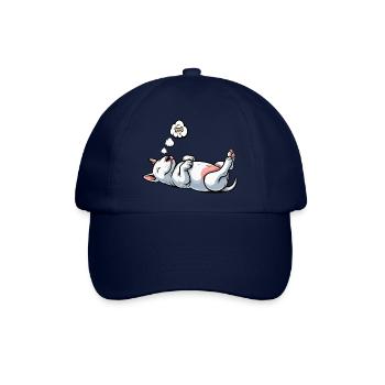 Miniatur Bullterrier Bully Bullterrierbesitzer - Baseballkappe - Blau/Blau - Vorne