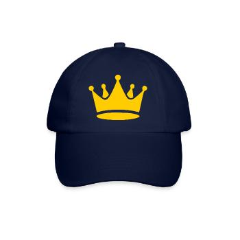 yellow crown birthday gift birthday gifts - Baseball Cap - blue/blue - Front