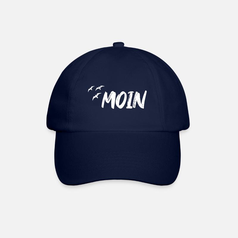Moin Hafen Heimat nordsee ostsee Geschenkidee - Baseballkappe - Blau/Blau