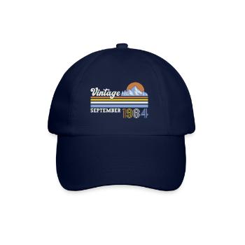 Septembre Millésime 1984 39ème Anniversaire Millésime - Casquette classique - bleu/bleu - Devant