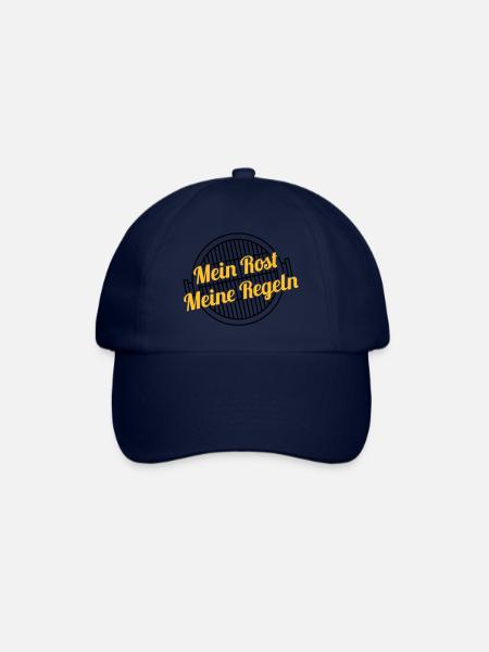 Mein Rost / Meine Regeln - Baseballkappe - Blau/Blau