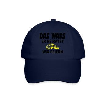 das wars - ringe 2-- - Baseballkappe - Blau/Blau - Vorne