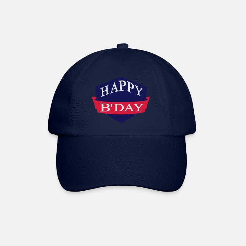 urodziny - Baseball Cap - blue/blue