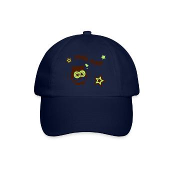 Owl - Yippie Yeah! - Baseball Cap - blue/blue - Front