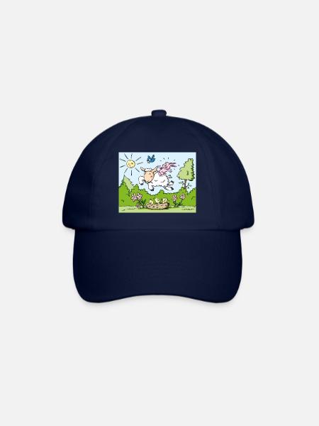 Frühling - Baseballkappe - Blau/Blau
