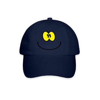 Bitte Lächeln / smile, please (2c) - Baseball Cap - blue/blue - Front